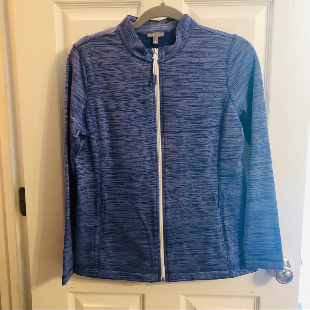 T By Talbots Athletic Zip Jacket EUC